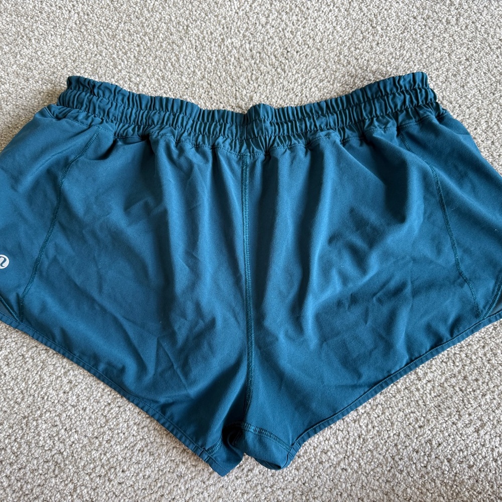 lululemon athletica Deep Teal Athletic Shorts